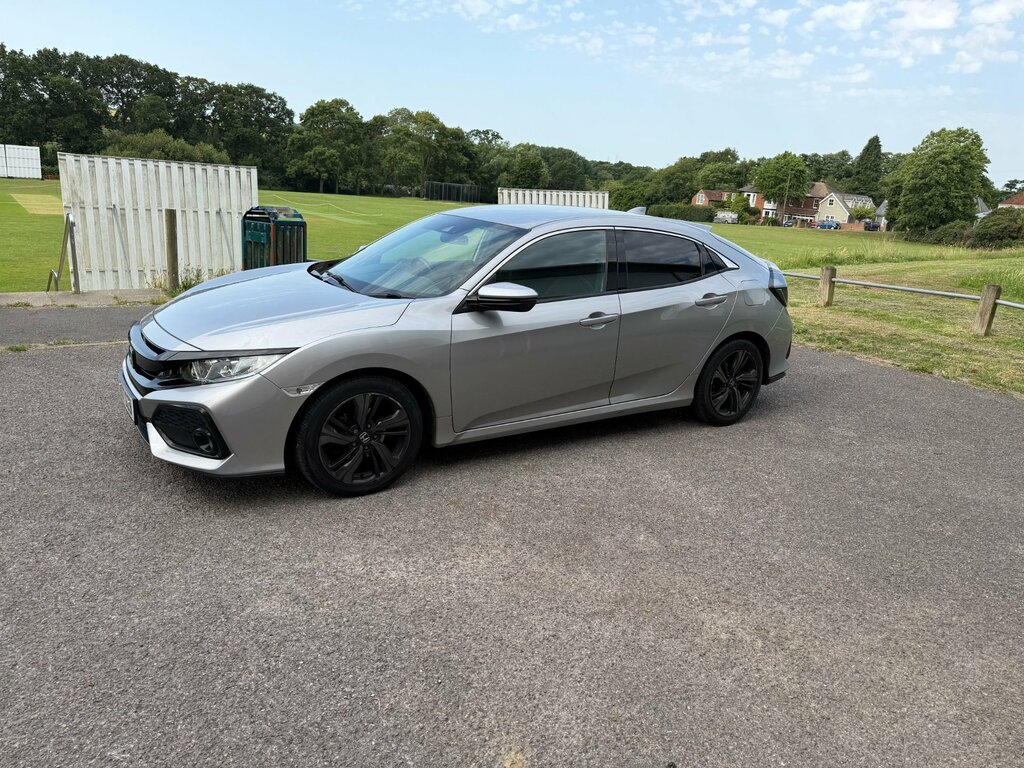 Honda Civic 1.0 Vtec Turbo Sr Hatchback Cvt Euro 6 DE67GZB Silver #4