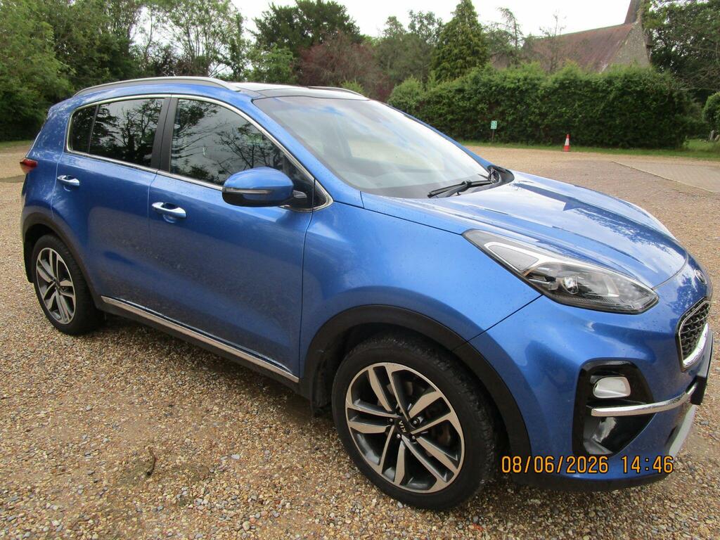 Kia Sportage 4 Blue #2