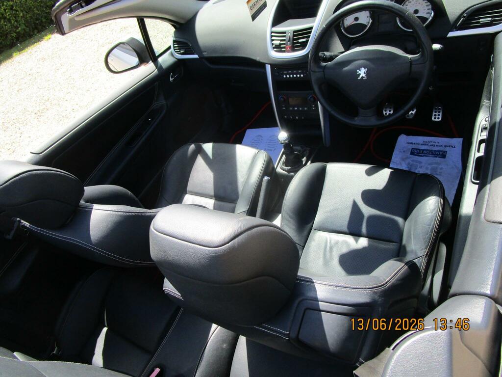 Peugeot 207 CC Convertible Black #9