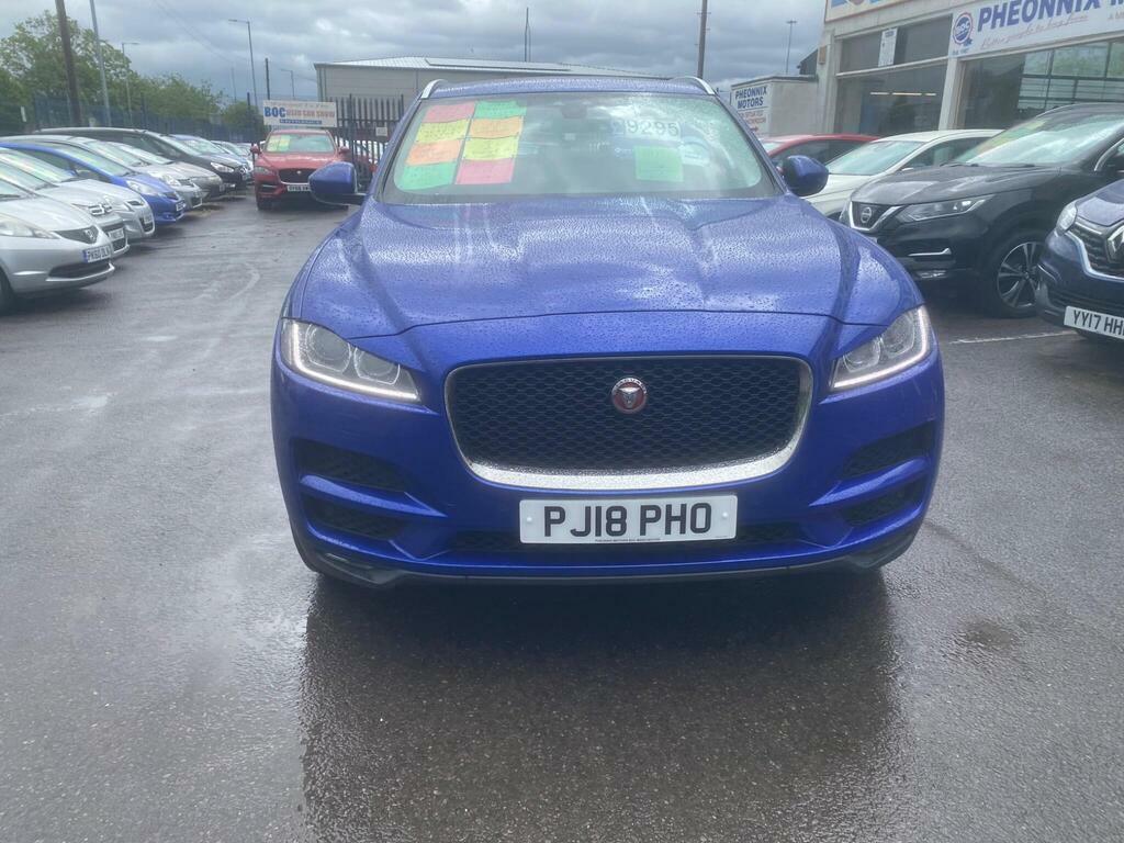 Jaguar F-Pace 2.0 D180 Portfolio Awd Euro 6 S S PJ18PHO Blue #2