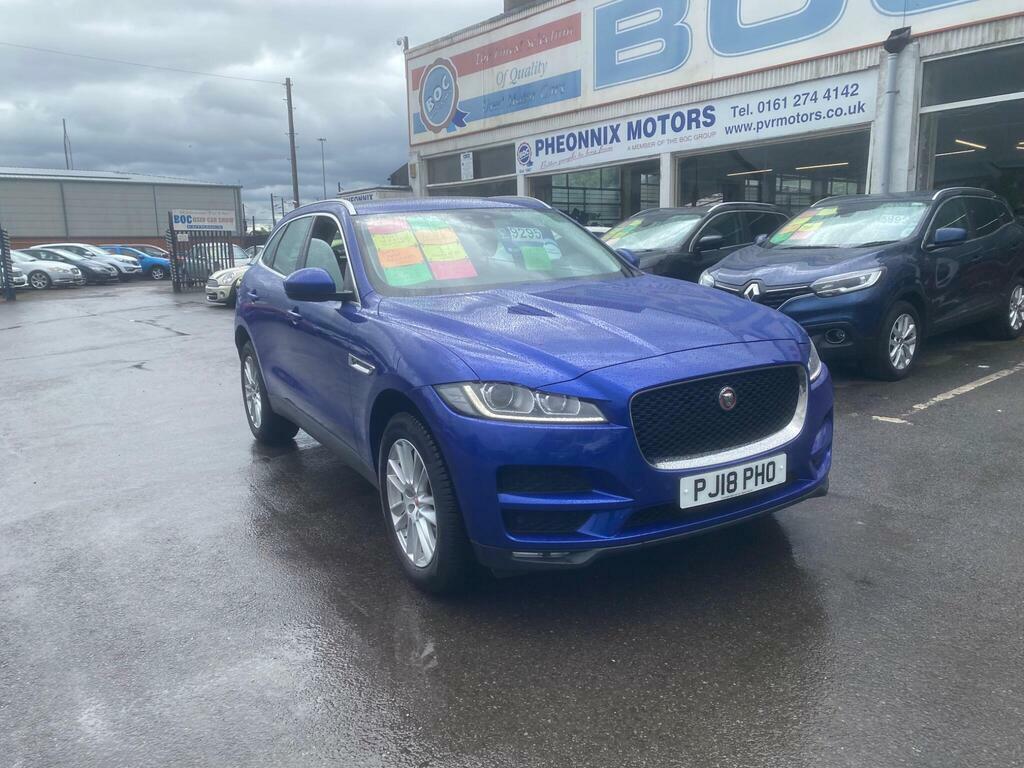 Jaguar F-Pace 2.0 D180 Portfolio Awd Euro 6 S S PJ18PHO Blue #6