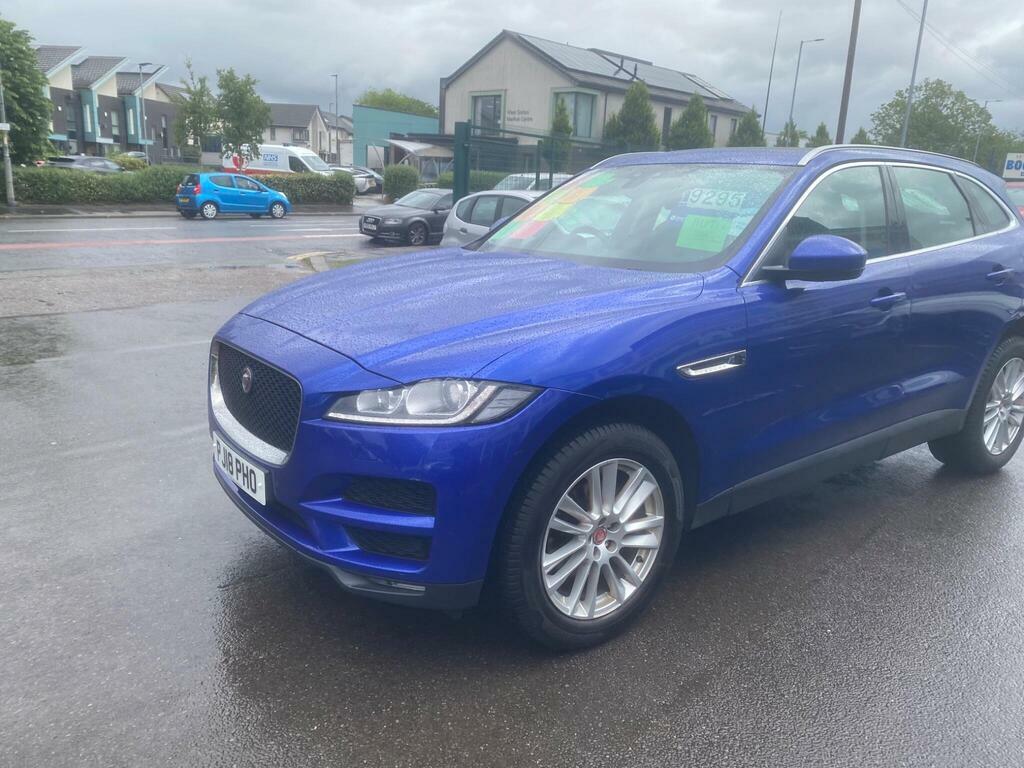 Jaguar F-Pace 2.0 D180 Portfolio Awd Euro 6 S S PJ18PHO Blue #3