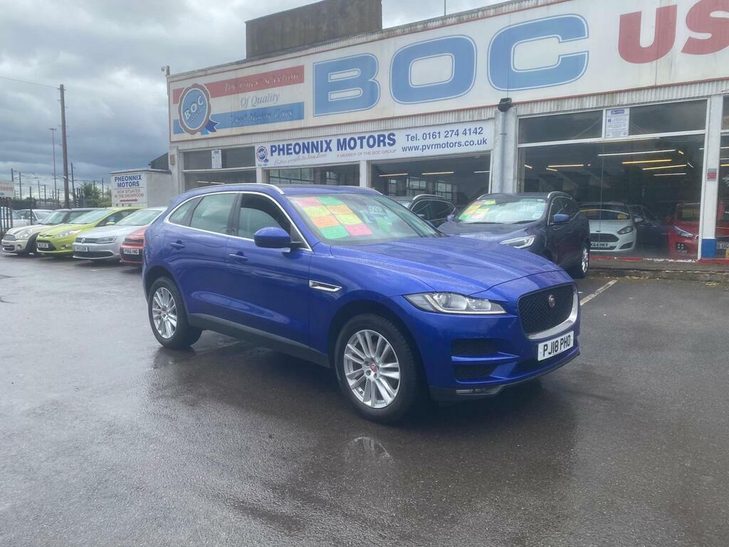 Jaguar F-Pace 2.0 D180 Portfolio Awd Euro 6 S S PJ18PHO Blue #5