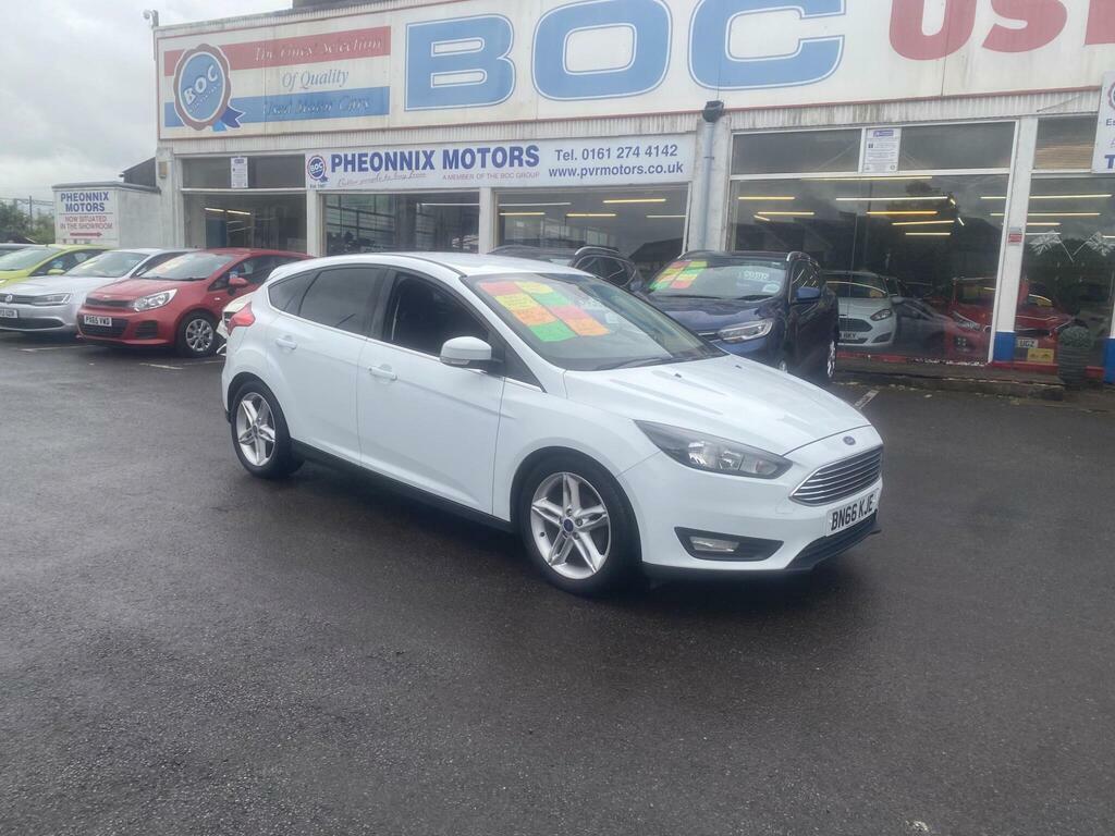 Ford Focus 1.5 Tdci Zetec Euro 6 Ss BN66KJE White #6