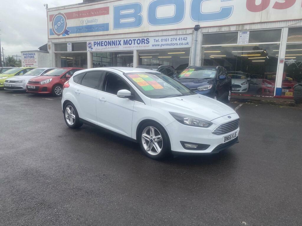 Ford Focus 1.5 Tdci Zetec Euro 6 Ss BN66KJE White #5