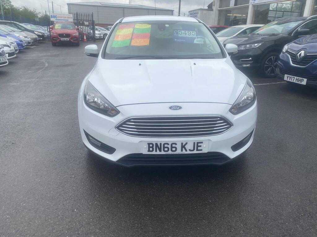Ford Focus 1.5 Tdci Zetec Euro 6 Ss BN66KJE White #2