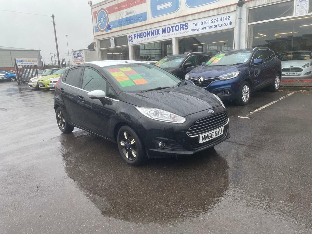 Ford Fiesta 1.25 Zetec Black Edition Euro 6 MW66GWJ Black #6