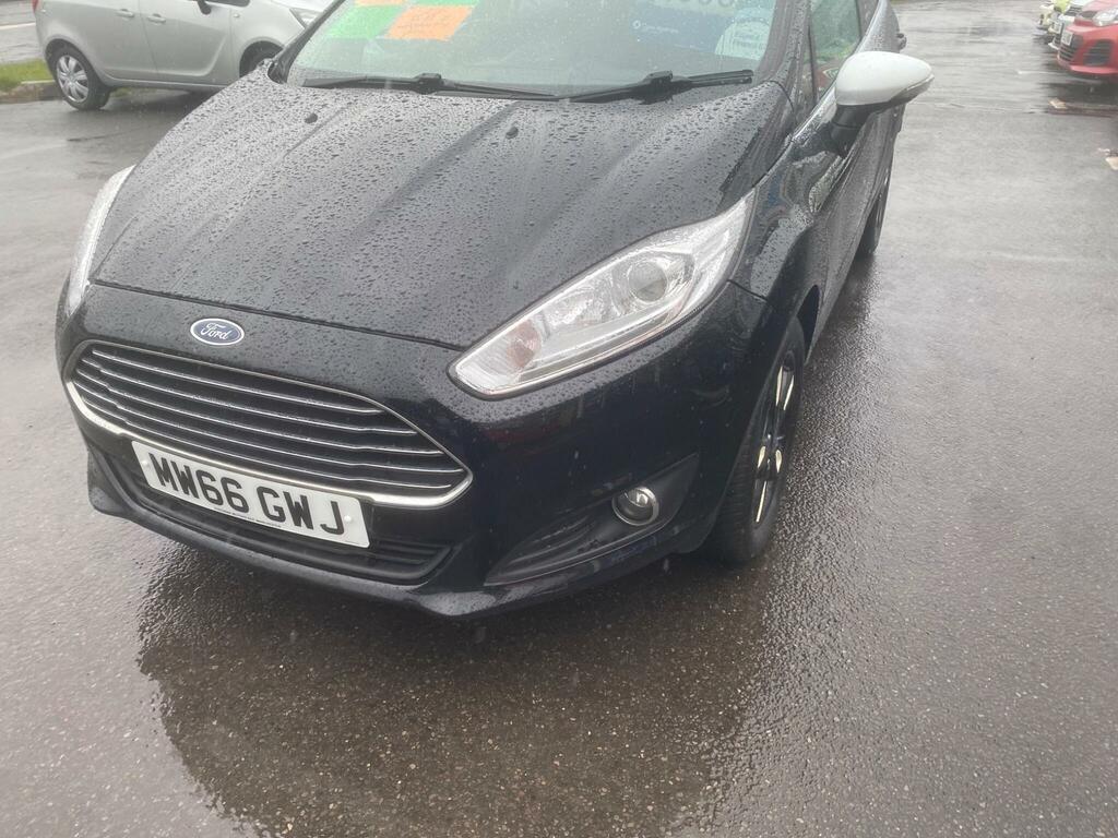 Ford Fiesta 1.25 Zetec Black Edition Euro 6 MW66GWJ Black #3