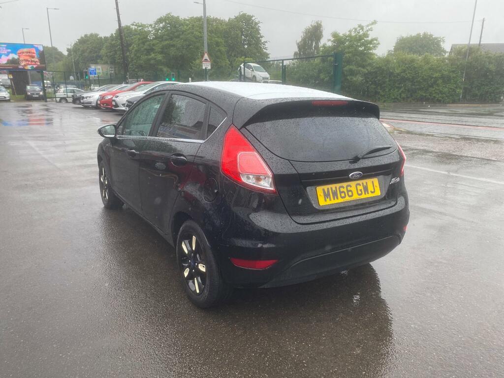 Ford Fiesta 1.25 Zetec Black Edition Euro 6 MW66GWJ Black #4