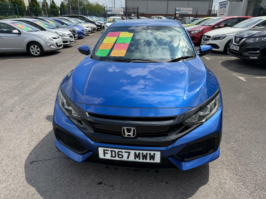 Honda Civic 1.0 Vtec Turbo Se Euro 6 Ss Blue #2
