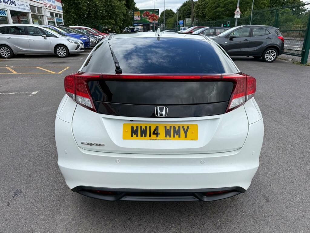 Honda Civic 1.6 I-dtec Sr Euro 5 Ss White #6