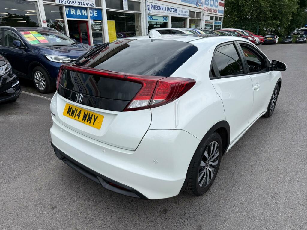 Honda Civic 1.6 I-dtec S Euro 5 Ss White #7
