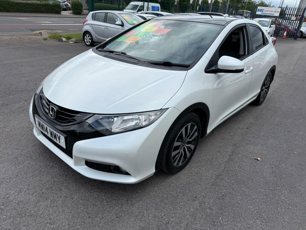 Honda Civic 1.6 I-dtec Sr Euro 5 Ss White #3