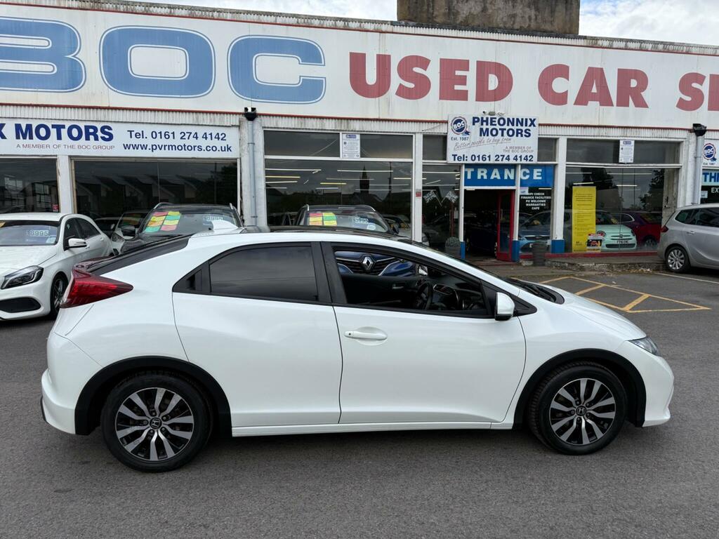 Honda Civic 1.6 I-dtec S Euro 5 Ss White #8