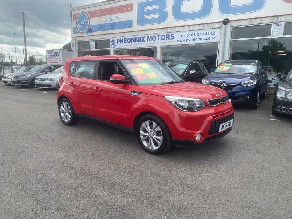 Kia Soul 1.6 Crdi Connect Euro 6 Red #5