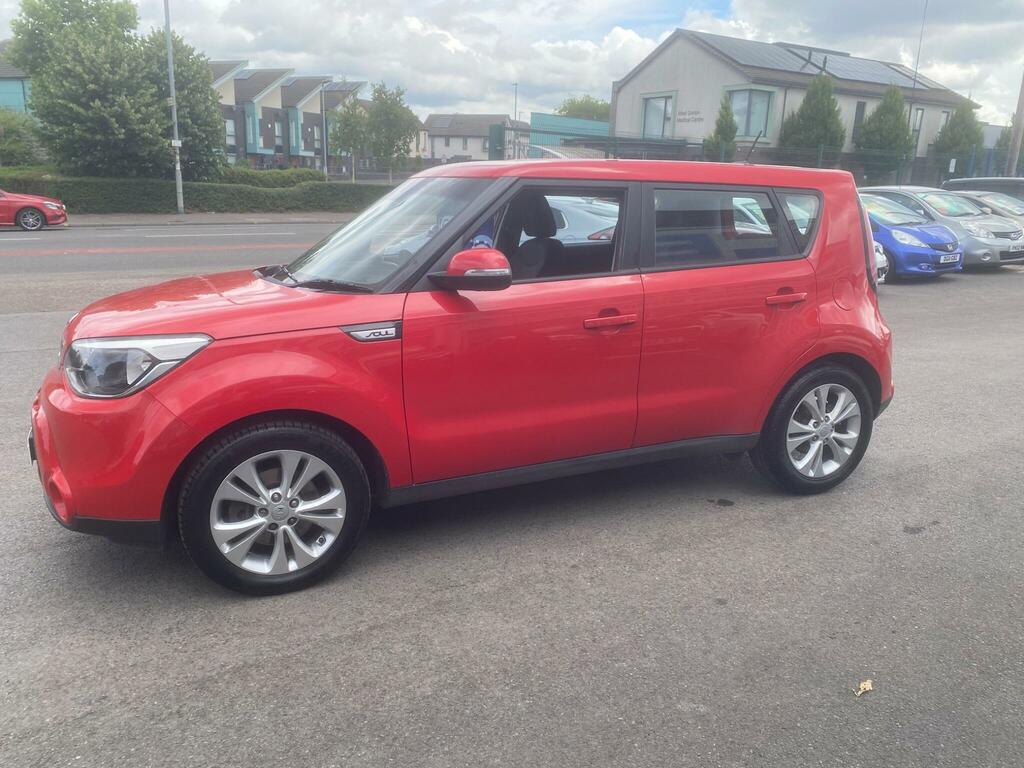 Kia Soul 1.6 Crdi Connect Euro 6 Red #4