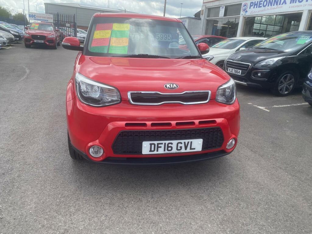 Kia Soul 1.6 Crdi Connect Euro 6 Red #2