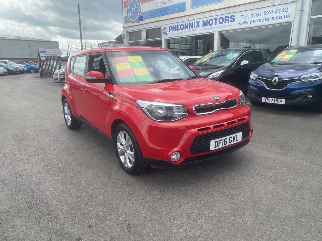 Kia Soul 1.6 Crdi Connect Euro 6 Red #6