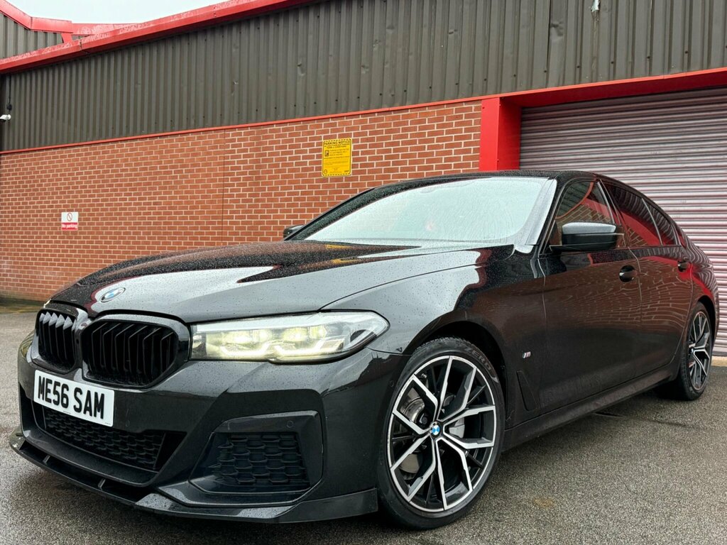 BMW 5 Series 2.0 520D Mht M Sport Steptronic Euro 6 Ss Black #3