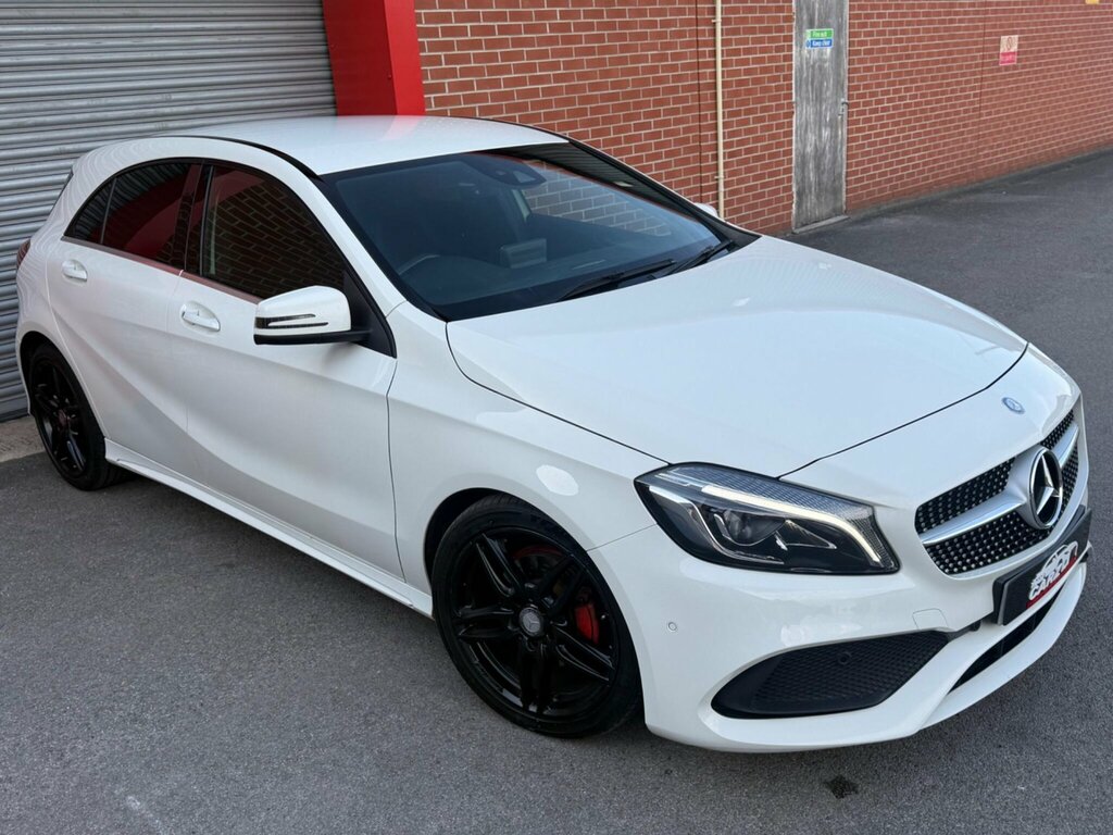 Mercedes-Benz A Class Hatchback 1.6 A160 Amg Line Euro 6 Ss 2017 White #2
