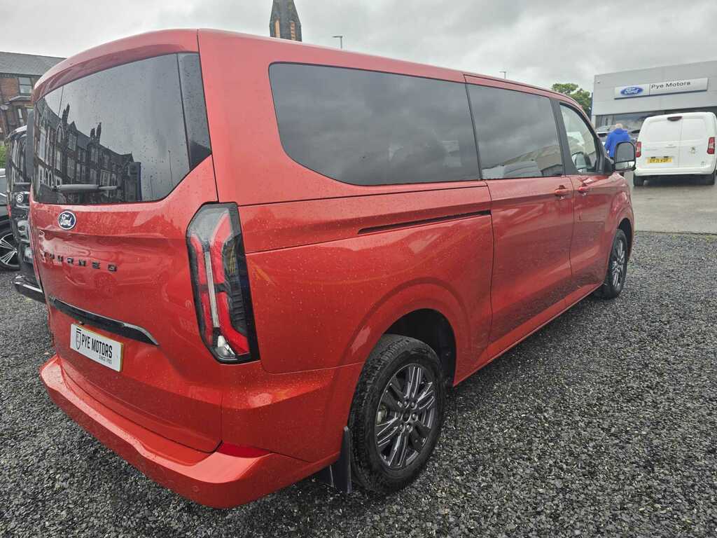 Ford Tourneo Custom 340 65Kwh Titanium Minibus Double Cab PO26KUK Red #6