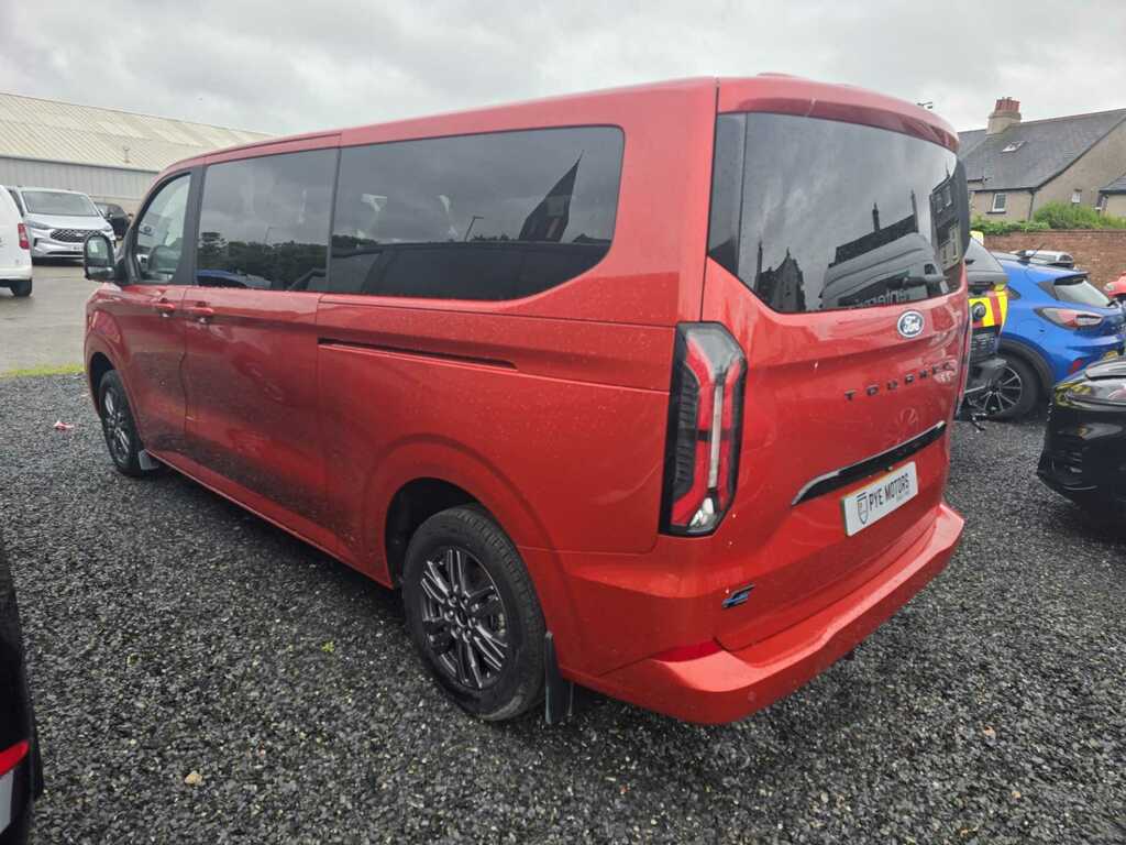 Ford Tourneo Custom 340 65Kwh Titanium Minibus Double Cab PO26KUK Red #4