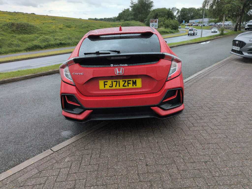 Honda Civic 1.0 Vtec Turbo Sr Hatchback Euro Red #4