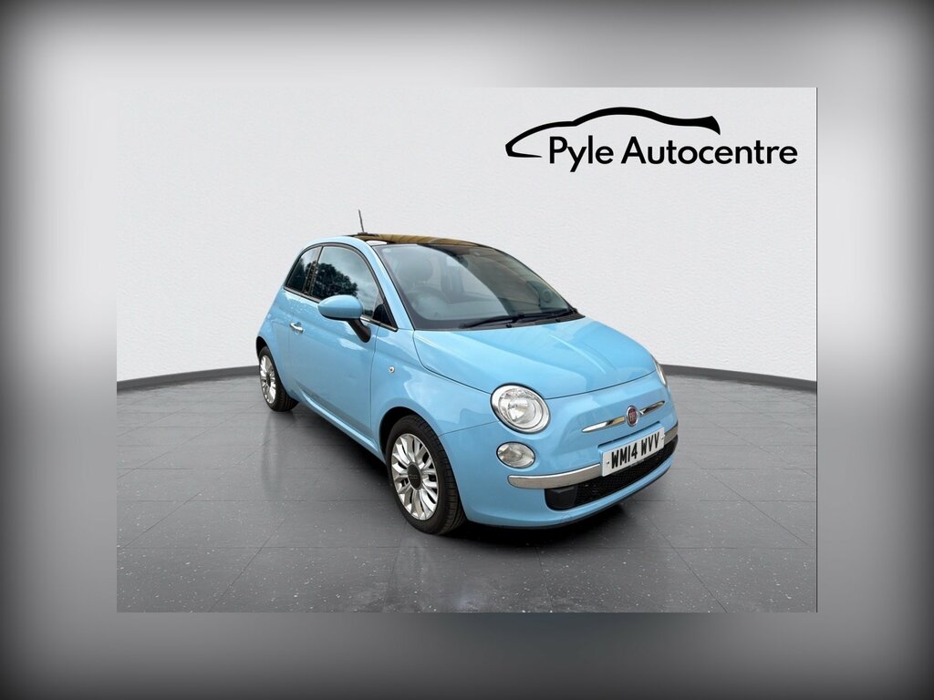 Fiat 500 1.2 Lounge Hatchback Euro 6 Ss Blue
