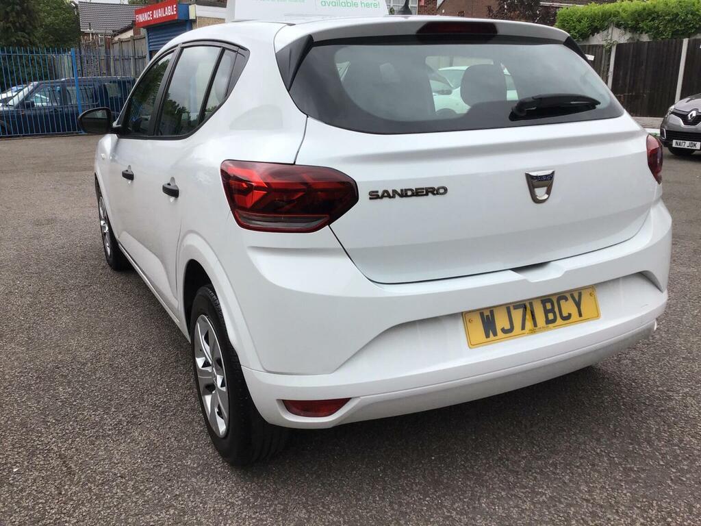 Dacia Sandero Hatchback 1.0 Tce Essential Euro 6 Ss 2021 WJ71BCY White #4