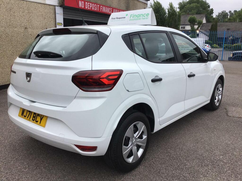 Dacia Sandero Hatchback 1.0 Tce Essential Euro 6 Ss 2021 WJ71BCY White #3