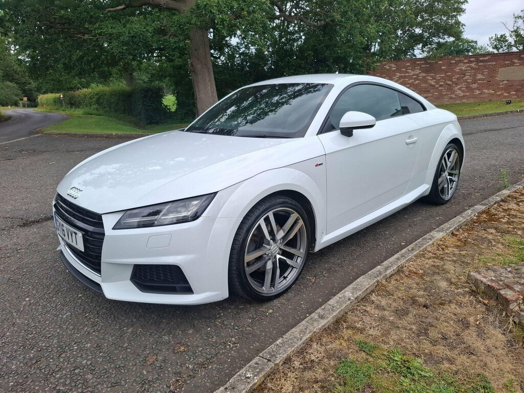 Audi TT 2.0 Tfsi S Line S Tronic Euro 6 Ss GY16VYT White #4
