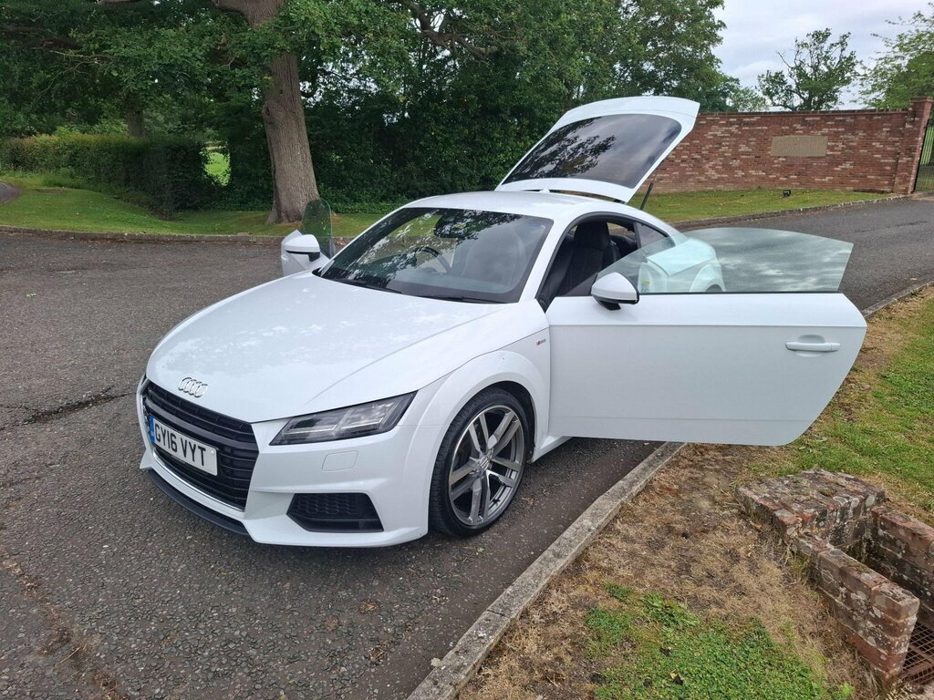 Audi TT 2.0 Tfsi S Line S Tronic Euro 6 Ss GY16VYT White #3