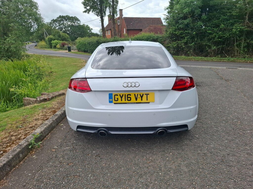 Audi TT 2.0 Tfsi S Line S Tronic Euro 6 Ss GY16VYT White #5