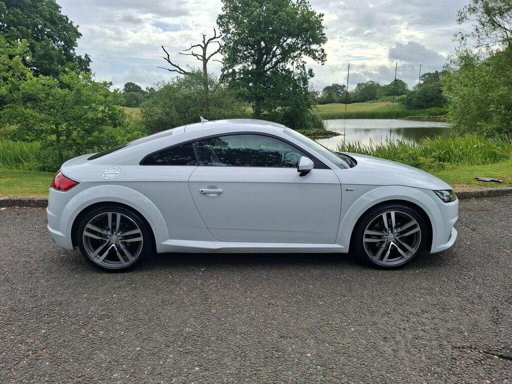 Audi TT 2.0 Tfsi S Line S Tronic Euro 6 Ss GY16VYT White #6