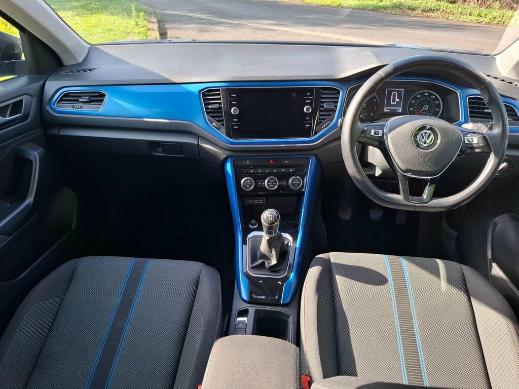 Volkswagen T-Roc 1.0 Tsi Design Euro 6 Ss OV19LFO Blue #4