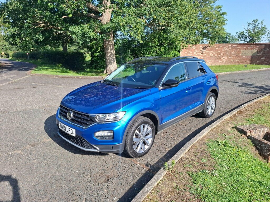 Volkswagen T-Roc 1.0 Tsi Design Euro 6 Ss OV19LFO Blue #6