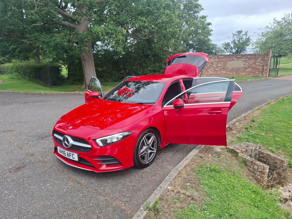 Mercedes-Benz A Class 1.5 A180d Amg Line Executive 7G-dct Euro 6 Ss AH16AFC Red #3