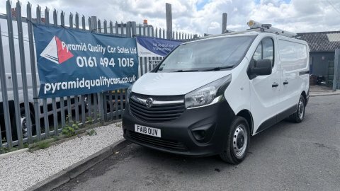 Vauxhall Vivaro 1.6 Cdti 2900 FA18OUV White #3