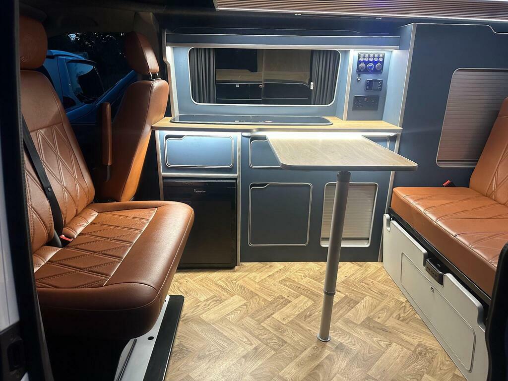 Volkswagen Campervan Stunning Two-tone Swb Campervan With 6 Seat White #12