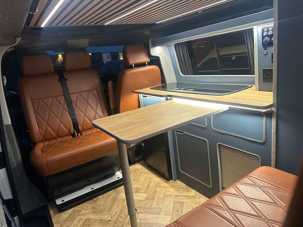 Volkswagen Campervan Stunning Two-tone Swb Campervan With 6 Seat White #13