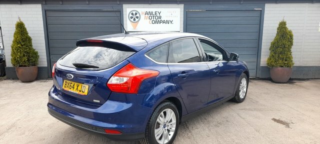 Ford Focus 1.0T Ecoboost Titanium Navigator Hatchback Pet BX64XJD Blue #4