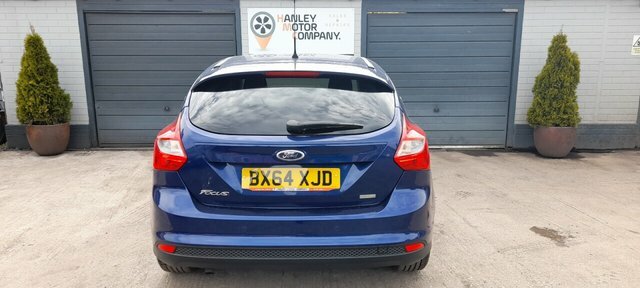 Ford Focus 1.0T Ecoboost Titanium Navigator Hatchback Pet BX64XJD Blue #3