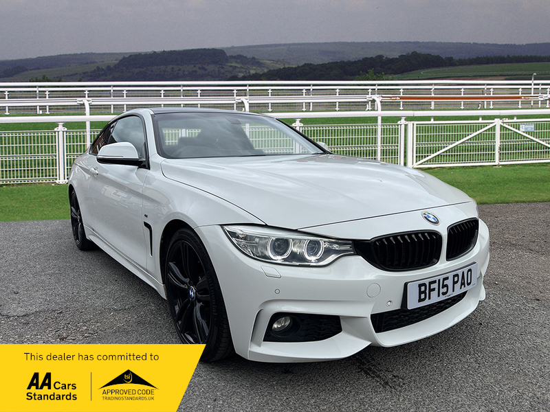 BMW 4 Series 420D M Sport White #3