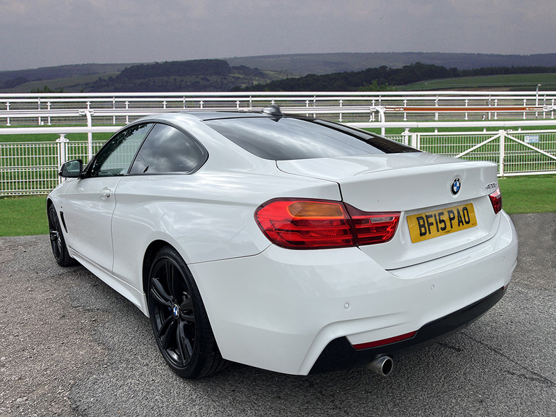 BMW 4 Series 420D M Sport White #4