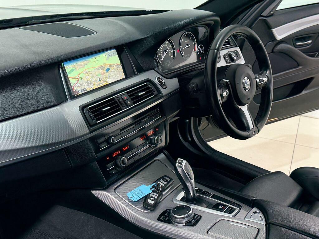 BMW 5 Series 3.0 530D M Sport Euro 6 S S Black #2