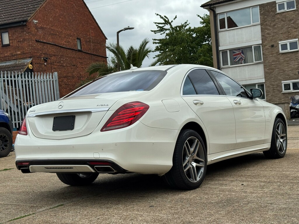 Mercedes-Benz S Class S Class S400 Hybrid Exclusive Amg Sports 3.5L Petr White #4