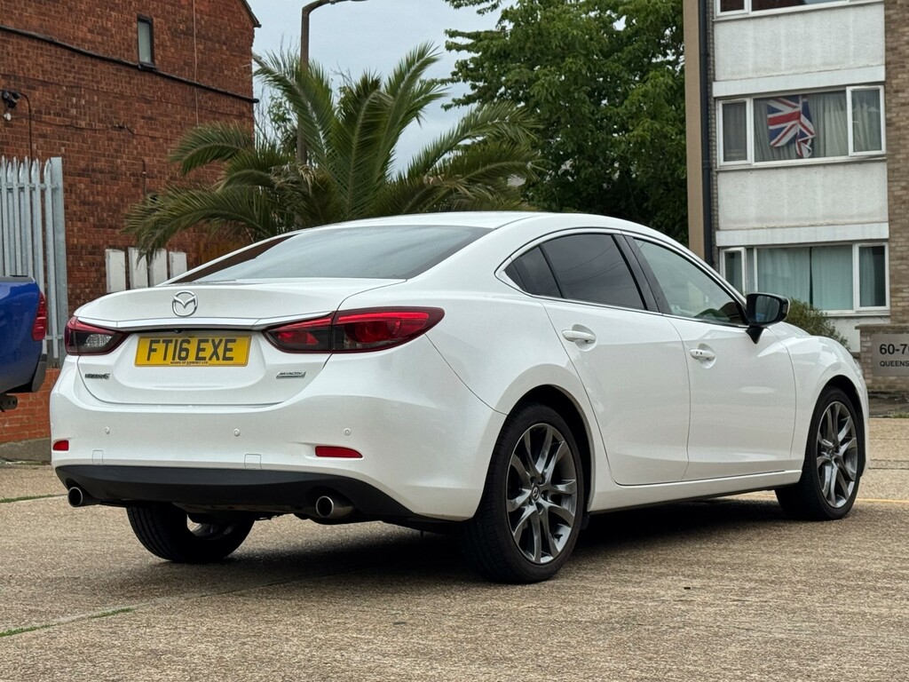 Mazda 6 Saloon White #4