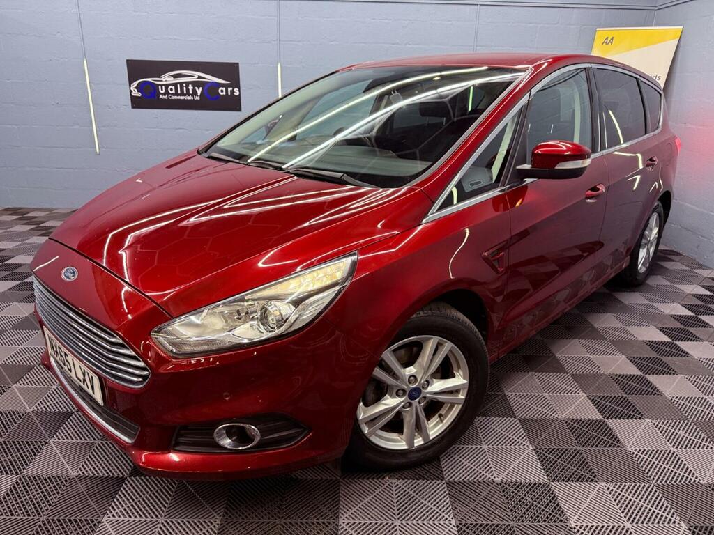 Ford S-Max 2.0 Tdci Titanium Powershift Euro 6 Ss Red