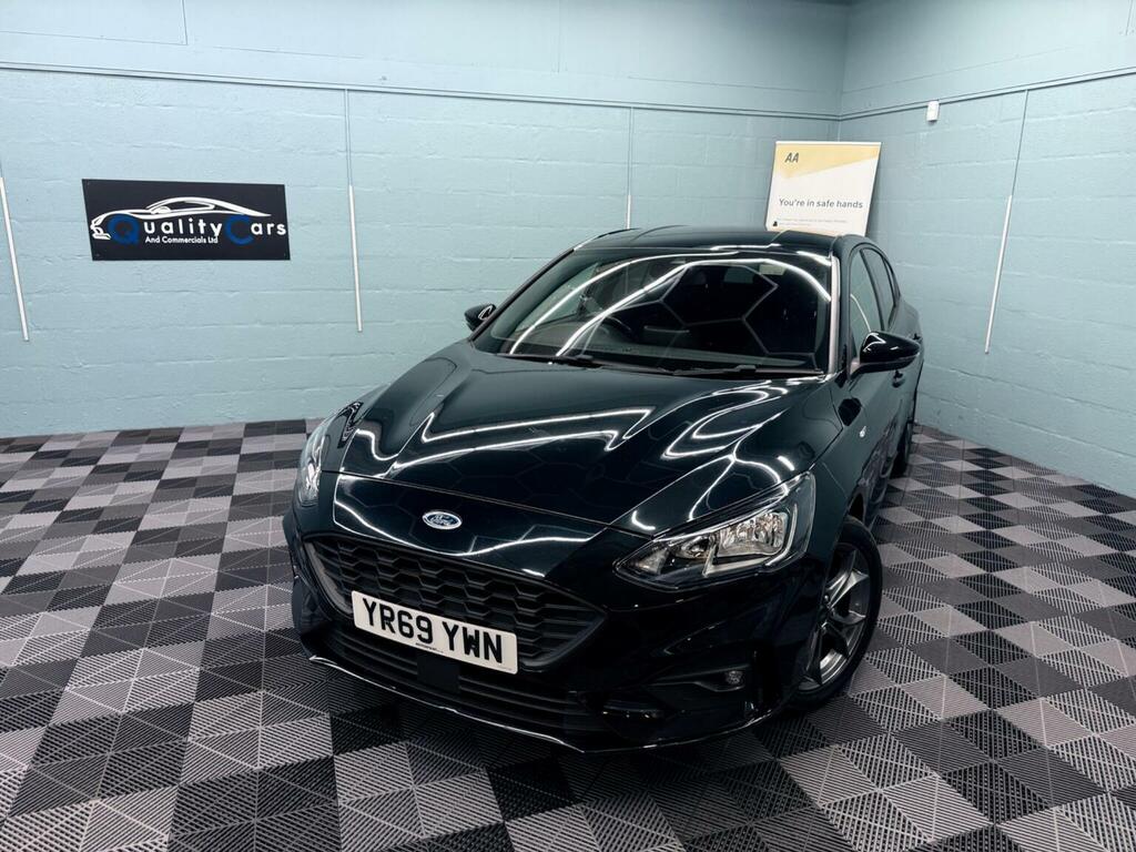 Ford Focus 1.0T Ecoboost St-line Euro 6 Ss YR69YWN Black #2