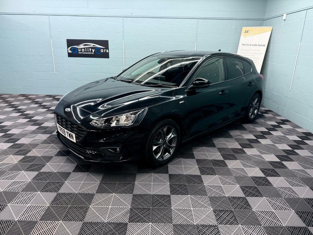 Ford Focus 1.0T Ecoboost St-line Euro 6 Ss YR69YWN Black #6